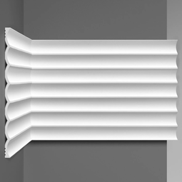 Декоративная 3D панель Decomaster Дюропрофиль D328 под покраску