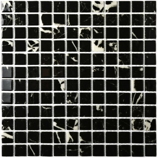 Мозаика стеклянная Bonaparte Mia Black (glossy) 30x30