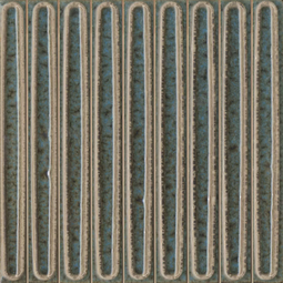 Декор чипсет Kerama Marazzi Далия бирюзовый темный 20x20 см KMD2SOB002BN