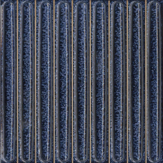 Декор чипсет Kerama Marazzi Далия синий 20x20 см KMD2SOB004BN