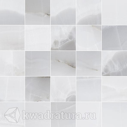 Декор Laparet Dreams мозаичный серый 25x25