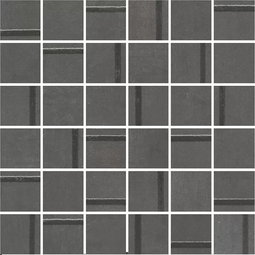 Декор Kerama Marazzi Гварди 1 мозаичный антрацит 30x30 см ректификат MM13132