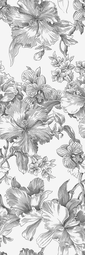 Декор Kerama Marazzi Монфорте Цветы матовый 40х120 см ректификат 14018R\3F