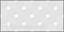 Декор Lasselsberger Мореска геометрия белый 20x40 см