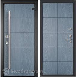 Дверь входная алюминиевая Торэкс Domani 100 ФМ Синий гиацинт/ФМ Синий гиацинт