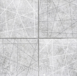 Керамогранит Керамин Авалон 1Д светло-серый с рисунком 50x50 см