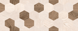 Настенная плитка Laparet Betonhome бежевый мозаика 20x50 см
