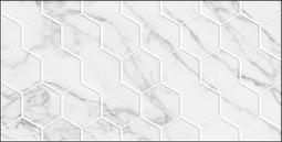 Настенная плитка Березакерамика Marble Гексо белый 30х60 см