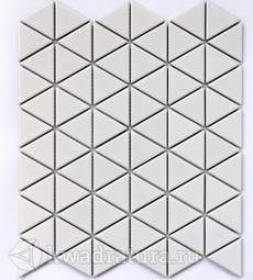 Мозаика керамогранитная Bonaparte Reno white (Matt) 25,2х29,1