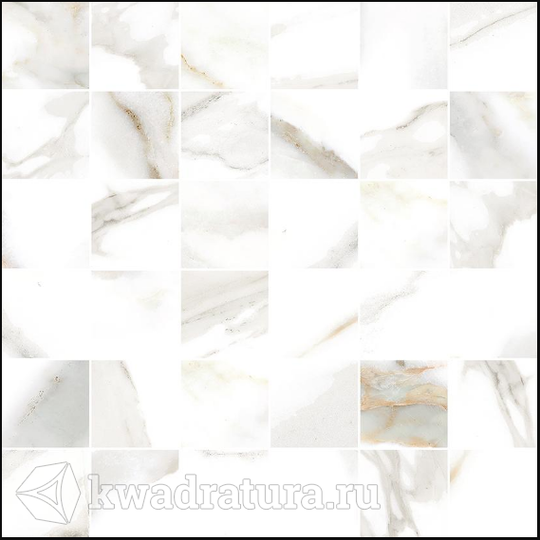 Декор Laparet Balance мозаичный белый 30x30 см