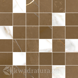 Декор Laparet Lima мозаичный коричневый 30x30 см