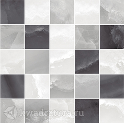 Декор Laparet Prime мозаичный микс серый 25x25 см