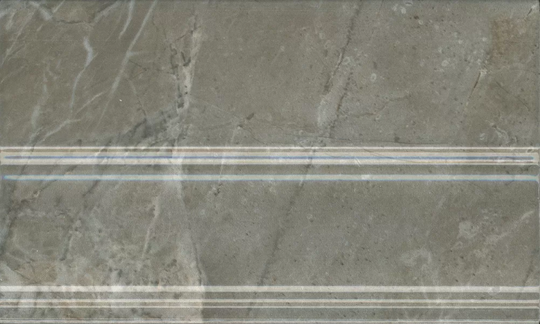 Плинтус Kerama Marazzi Кантата серый 25х15 см FMB034