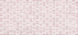 Настенная плитка Cersanit Pudra мозайка розовый рельефная 20х44 см
