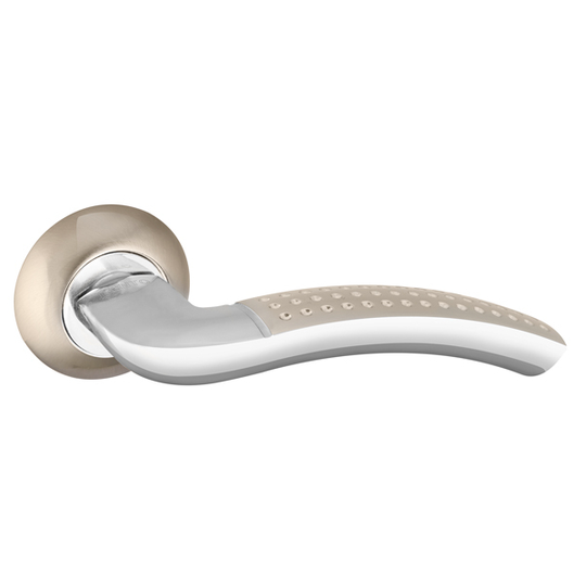 Дверная ручка Punto R.TL54.LOGICA SN/CP-3 матовый никель/хром