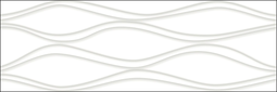 Настенная плитка Terracotta Royal White Decor 30x90 см