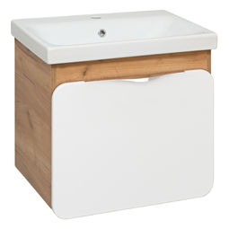 Тумба с раковиной Aqua de Marco Skandi 60 дуб крафт золотой