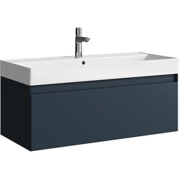 Тумба с раковиной Aqwella Geometria 100 серая