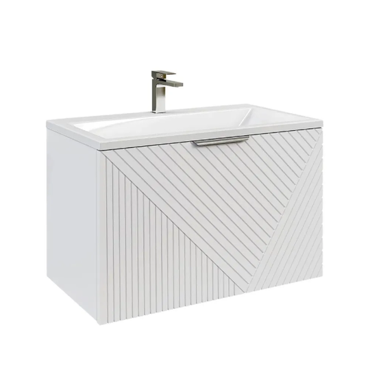 Тумба с раковиной Grossman Блисс 60 белая матовая