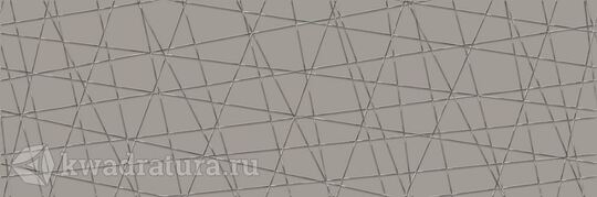 Декор серый Cersanit Vegas 25х75 см