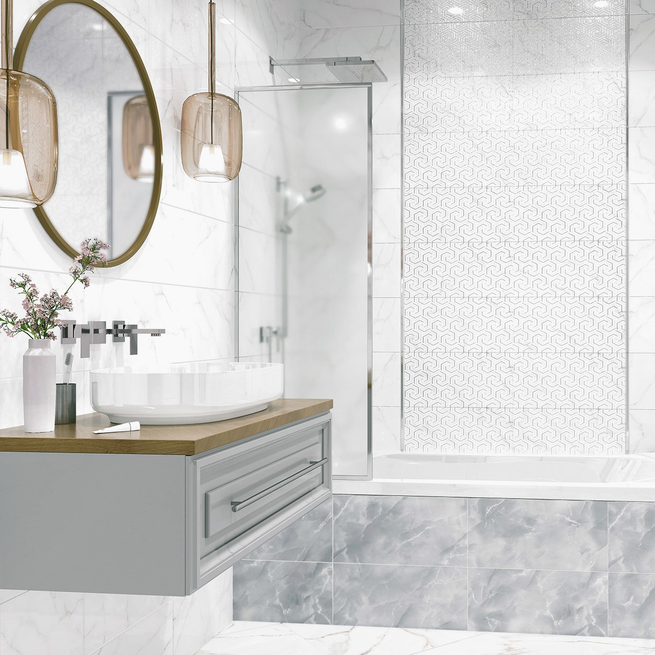 Плитка Alma Ceramica Гриджио